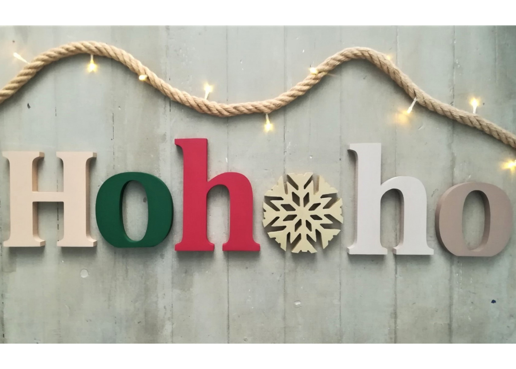 Ξύλινα γράμματα /  Hohoho