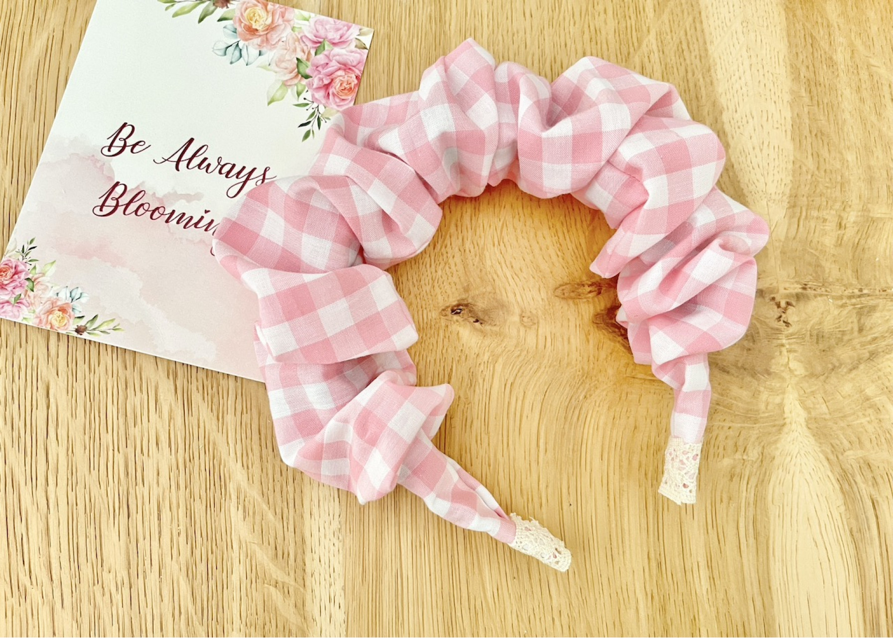  Στέκα scrunchy / Rainbow pink