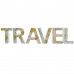 Γράμματα χάρτης "TRAVEL"